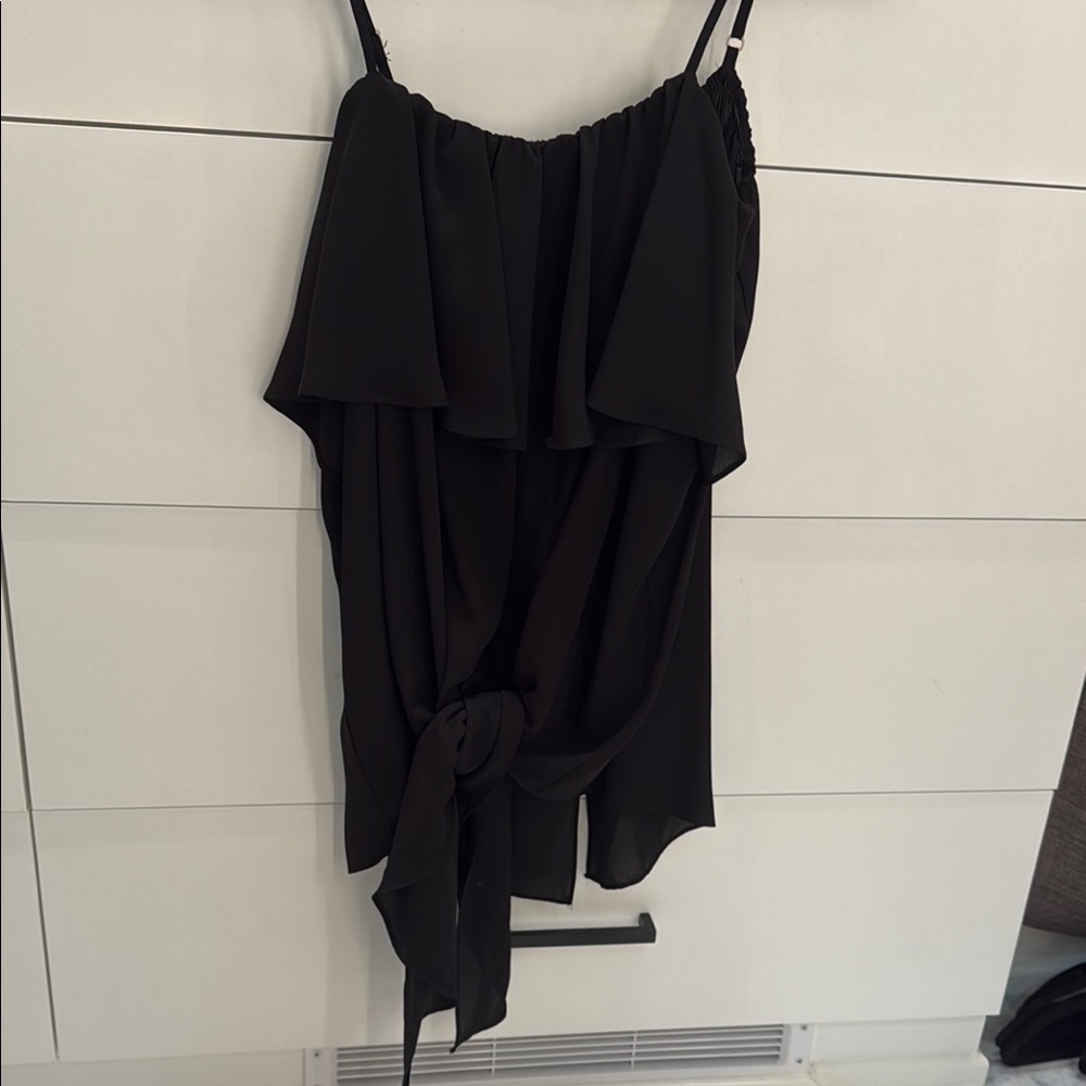 Lola & Sophie Black Ruffle Dress